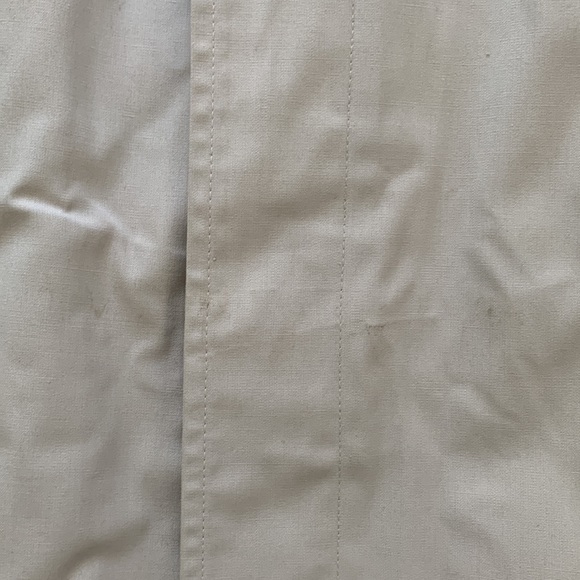 London Fog Vintage Heavy Plush Lined Trench Coat - Picture 15 of 17